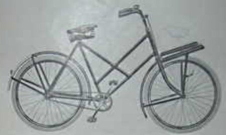 De kruisframe (stafiets) van Magneet