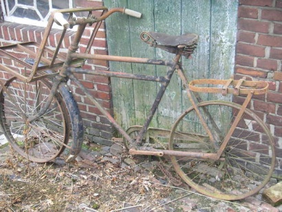 Transportfiets met wat werk