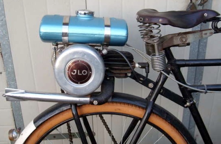Transportfiets met JLO hulpmotor
