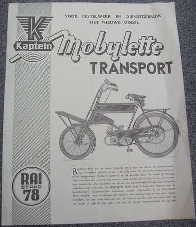Mobilette Kaptein Transport