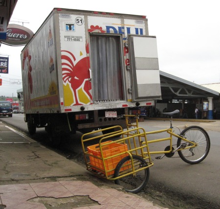 Bakfiets in Costa Rica