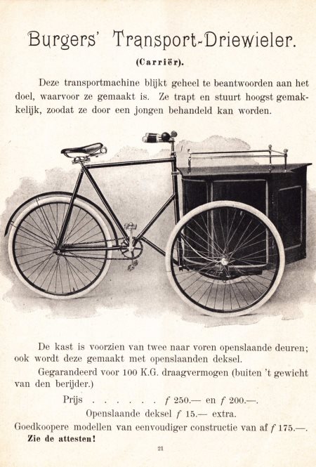 Carriër uit 1899